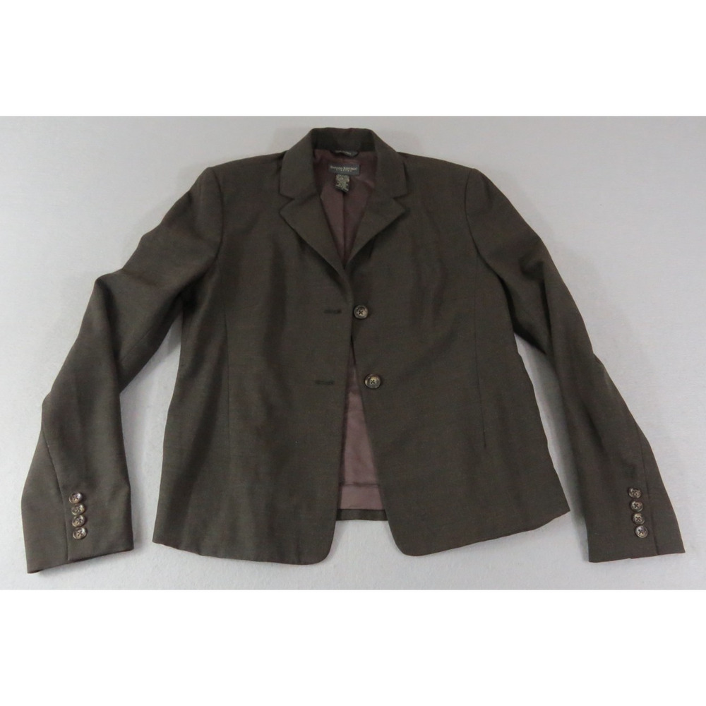 Vintage Banana Republic Made In Italy Virgin Lambs Wool Blazer Women's Size 4‎